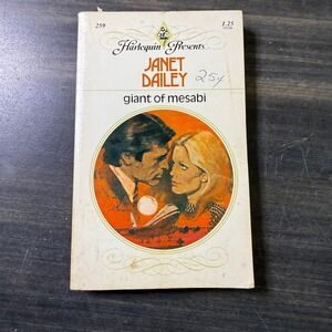 Janet Dailey Giant of Mesabi Harlequin Presents Vintage Romance Paperback Novel